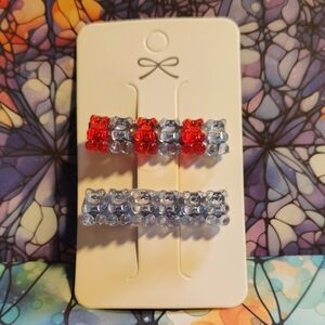 2/$10 Sweetberry Blast Gummy Bear Hair Clips 🍬 One-of-a-Kind